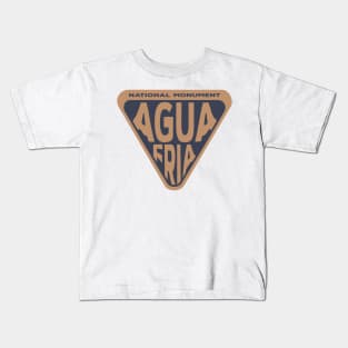 Agua Fria National Monument name triangle Kids T-Shirt